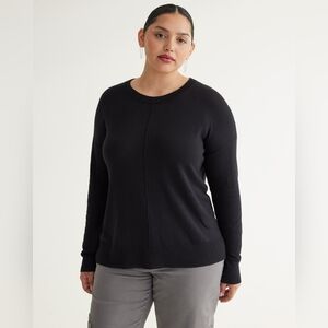 Reitmans Essentials [S] Classic Black Women's Sweater